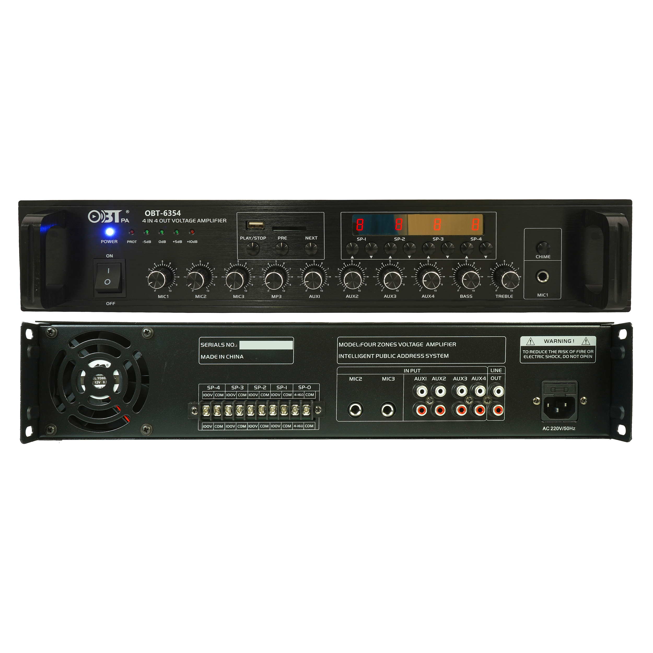 四分區(qū)定壓功放機(jī) OBT-6354
