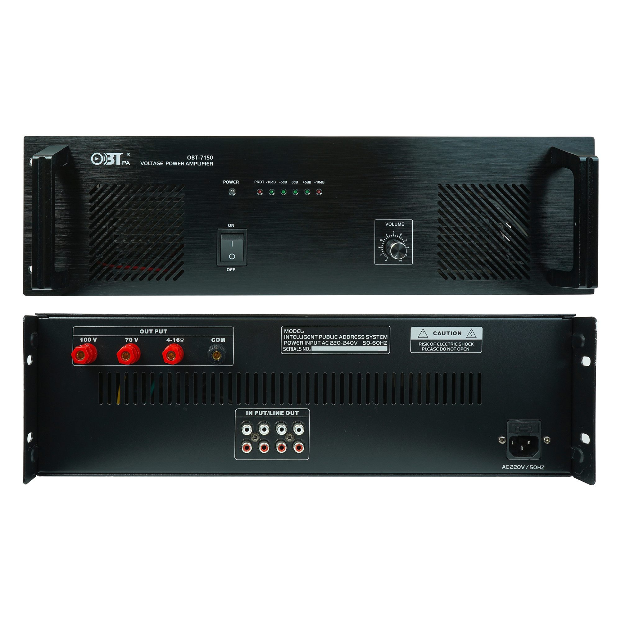 純后級定壓功放 OBT-7150