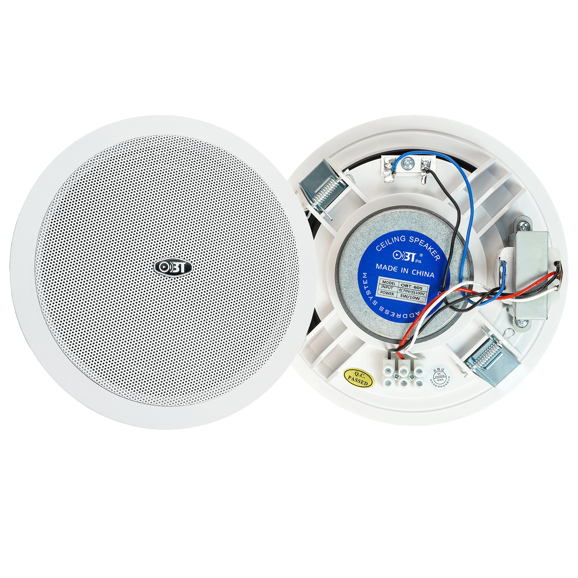 高品質天花喇叭（優質塑膠） OBT-605